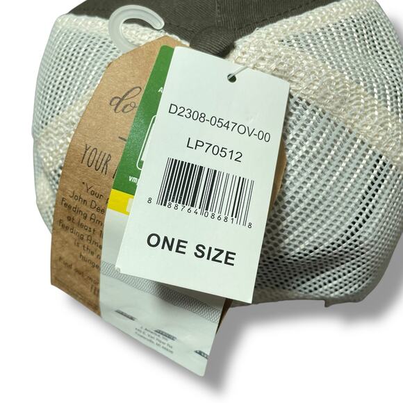 John Deere Chicken Mom Trucker Hat Snapback Cap Mesh Brown Do Good Today OSFA - Picture 7 of 10